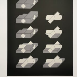 Erwin Heerich ohne-Titel, Grafik-Edition zur Skulpturensammlung Viersen, 1999