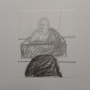 Joachim-Peter Kastner II Situationen im Atelier Bleistiftzeichnung Vorzugsausgabe zur Schriftenreihe