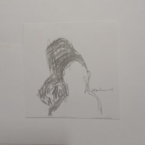 Joachim-Peter Kastner V Situationen im Atelier Bleistiftzeichnung Vorzugsausgabe zur Schriftenreihe